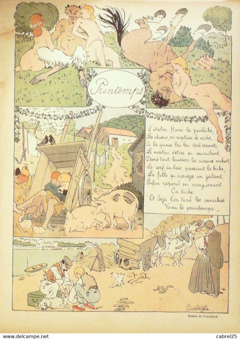 Le Rire 1909 n°324 Faivre Touraine Préjelan Guydo Carlègle Markous Placek Hellé Punch