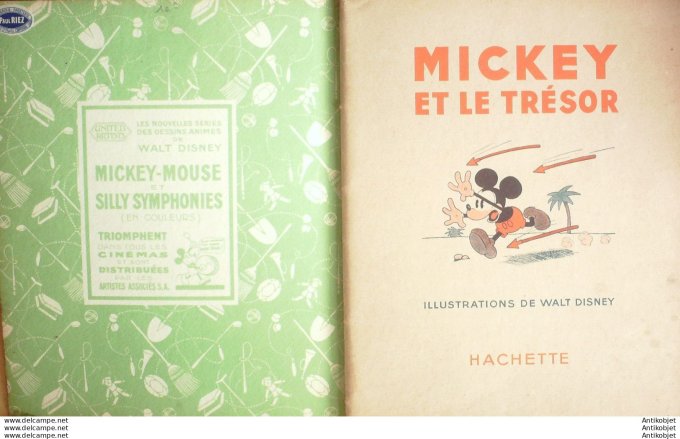 Walt Disney Mickey et le Tresor Hachette #  7 Eo 1934