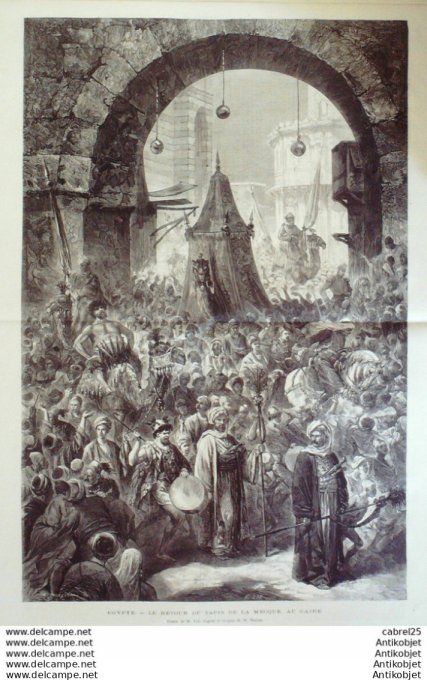 Le Monde illustré 1873 n°843 Chine Xien Kang Espagne Mataro Egypte Caire Autriche Vienne Pays Bas La