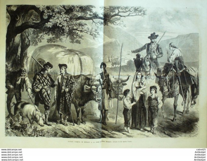 Le Monde illustré 1862 n°256 Espagne Ossuna Mexique Tejeria Canada Montréal