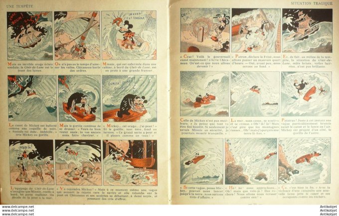 Walt Disney Mickey et le Tresor Hachette #  7 Eo 1934