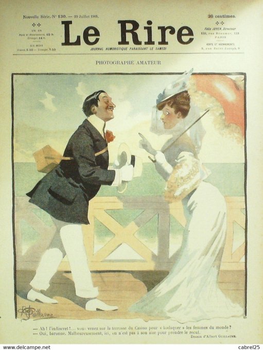 Le Rire 1905 n°130 Roubille Villemot Delaw Guillaume Grandjouan De Nezière Avelot