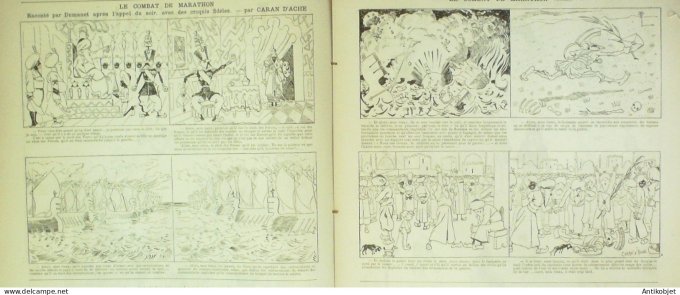 La Caricature 1884 #235 Jeunes gends Job Combat de marathon Ste-Lise fleuron  Robida
