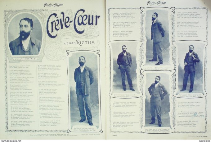 Paris qui chante 1903 #27 Mayol Rictus Fleuron Barde Willy Ablamowicz Pavart