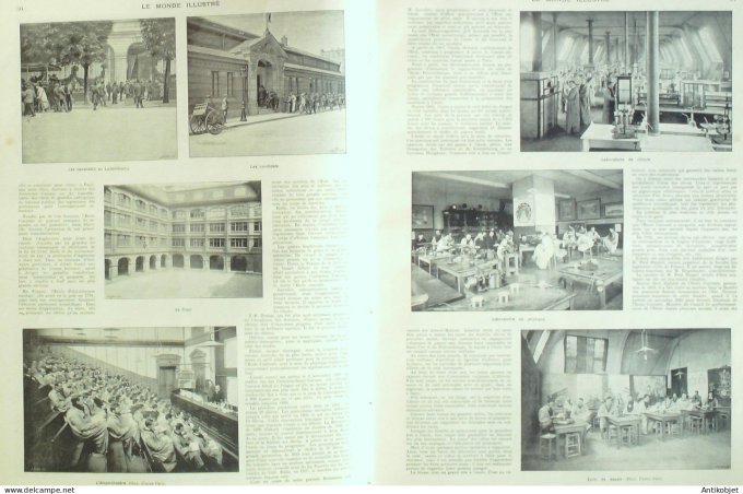 Le Monde illustré 1902 n°2363 Villers-Cotterets (02) Turin Troyes (10) Puteaux (92) Rouget de L'Isle