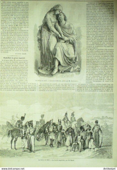 Le Monde illustré 1857 n° 11 Allemagne Hauenstein Ville d'Avray (92) Great-Eastern