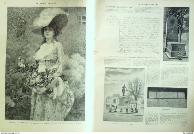 Le Monde illustré 1902 n°2363 Villers-Cotterets (02) Turin Troyes (10) Puteaux (92) Rouget de L'Isle