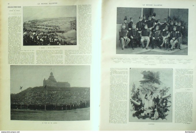 Le Monde illustré 1902 n°2363 Villers-Cotterets (02) Turin Troyes (10) Puteaux (92) Rouget de L'Isle