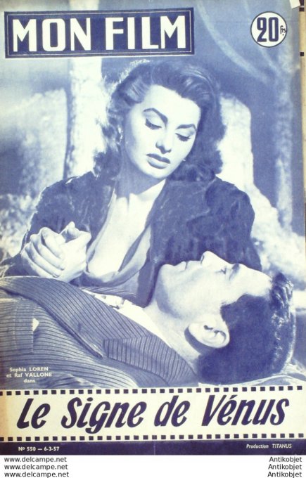 Le signe de Vénus Sophia Loren Raf Vallone Vittorio de Sica  + Film