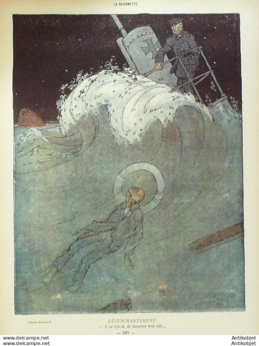 La Baionnette 1916 # 051 (Les pirates) Harley Cappiello Iribe Leroy