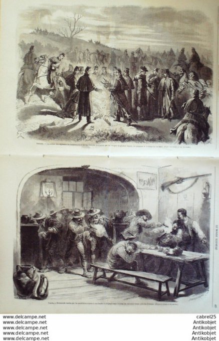Le Monde illustré 1866 n°458 Sénégal Paouos Saloum Versailles (78) Espagne Salvanes Italie Florence