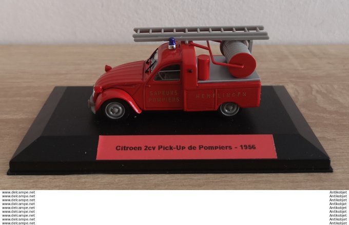 Citroen 2cv Pick-Up de Pompiers 1:43 1956