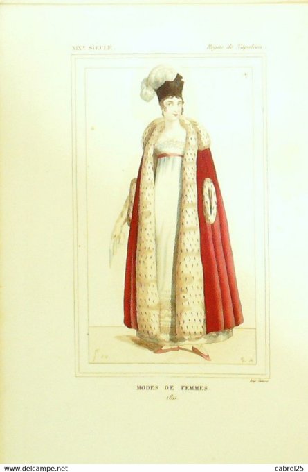 Mode Femme 1811 sous NAPOLEON