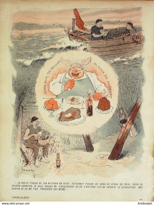 L'Assiette au beurre 1908 n°380 Le petit Commerce Poncet Paul