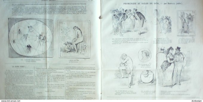 Le Monde illustré 1862 n°257 Mexique Vera-Cruz Canada St-Laurent Menton (06)