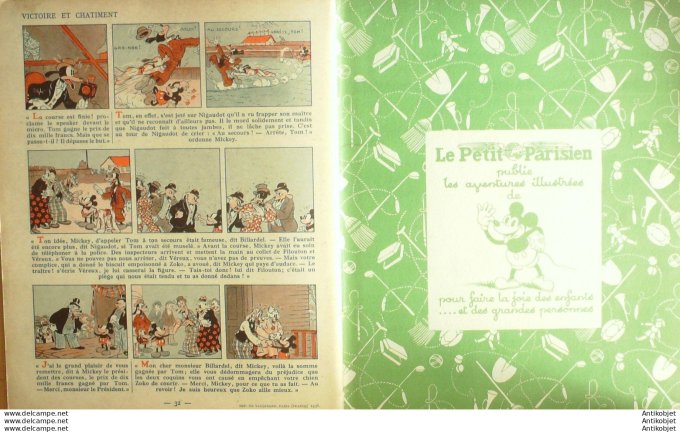 Walt Disney Mickey et l'Etoile magique # 12 Edit Hachette Eo 1936