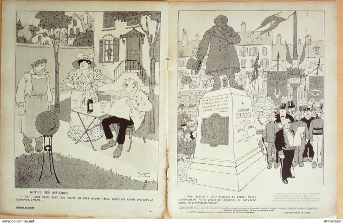 L'Assiette au beurre 1908 # 380 Le petit Commerce Poncet Paul