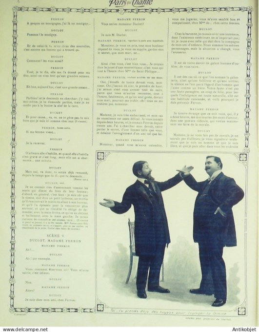 Paris qui chante 1903 #26 Tournier Berville Barde Ouvrard  Stefani Gerville Dickson