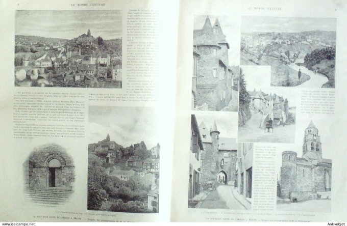 Le Monde illustré 1893 n°1892 Suisse Berne Serbie Skoupchina Sannois (95) Fougères (35) Lybie Tripol