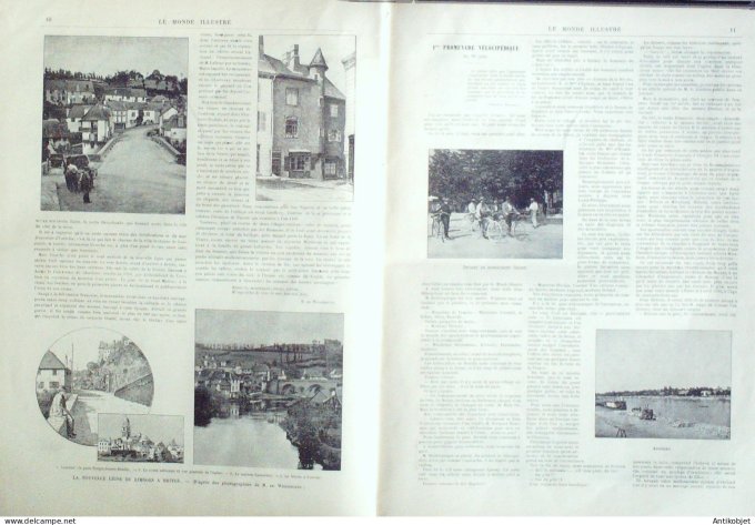 Le Monde illustré 1893 n°1892 Suisse Berne Serbie Skoupchina Sannois (95) Fougères (35) Lybie Tripol