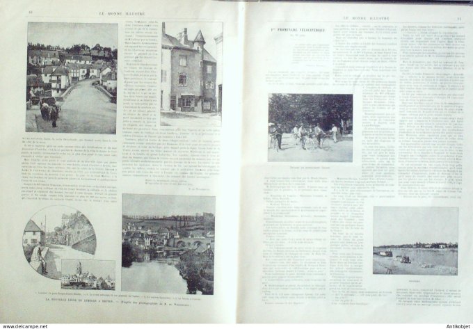 Le Monde illustré 1893 n°1892 Suisse Berne Serbie Skoupchina Sannois (95) Fougères (35) Lybie Tripol