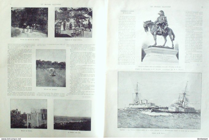 Le Monde illustré 1893 n°1892 Suisse Berne Serbie Skoupchina Sannois (95) Fougères (35) Lybie Tripol