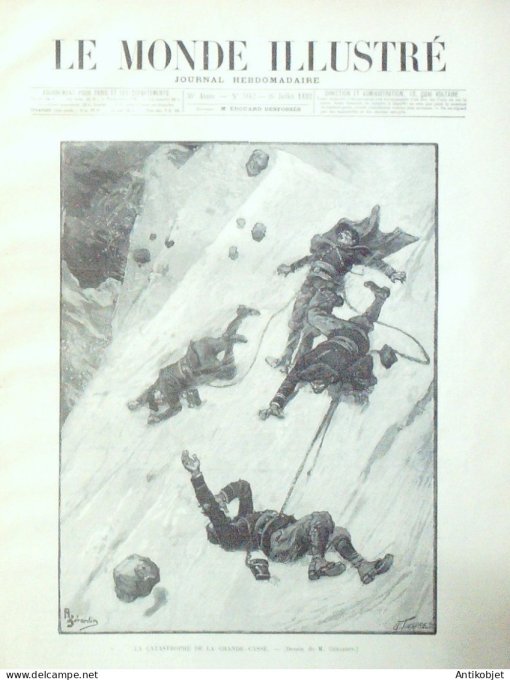 Le Monde illustré 1892 n°1842 Montrouge (92) Turquie Constantinople Sultan Ahmed Sedan (08)