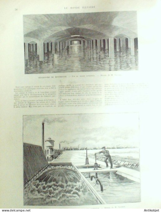 Le Monde illustré 1892 n°1842 Montrouge (92) Turquie Constantinople Sultan Ahmed Sedan (08)