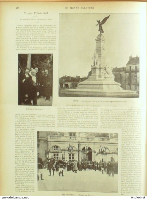 Le Monde illustré 1899 n°2200 Vietnam Annam Long-Diem Phan-Tiet Baria Nhatrang Phan-Ri Côme Dijon (2