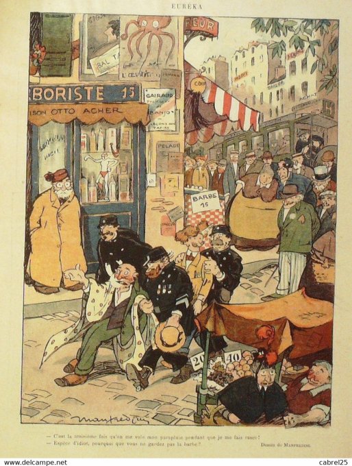 Le Rire 1919 n°  9 Faivre Manfredini Nob Burret Laborde Florès