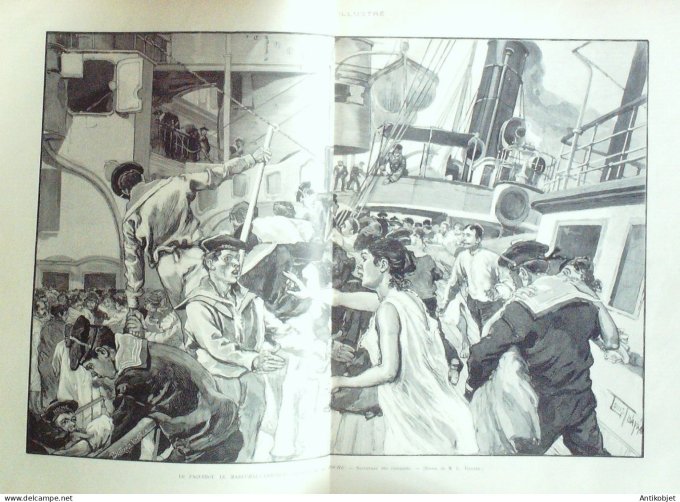 Le Monde illustré 1892 n°1842 Montrouge (92) Turquie Constantinople Sultan Ahmed Sedan (08)