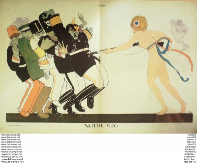 La Baionnette 1916 # 052 (Rosalie) Hautot Iribe Fabiano Legrain Villemot Meunier