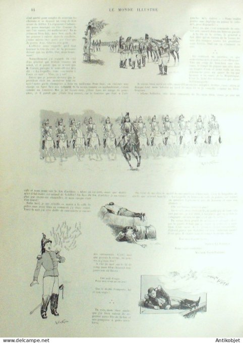 Le Monde illustré 1892 n°1842 Montrouge (92) Turquie Constantinople Sultan Ahmed Sedan (08)