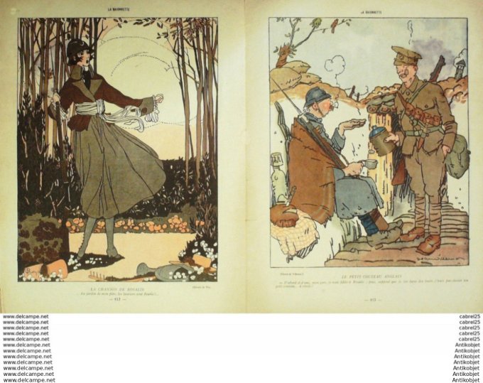 La Baionnette 1916 # 052 (Rosalie) Hautot Iribe Fabiano Legrain Villemot Meunier