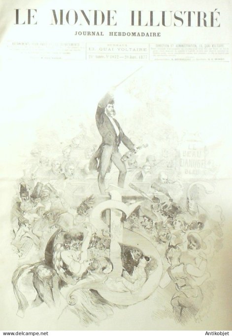 Le Monde illustré 1877 n°1032 Roumanie Galatz Chine Shanghaï Che-F Hong-Kong Arles (13)