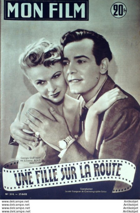 Une Fille sur La route Georges Guetary Liliane Bert Jean Lefebvre