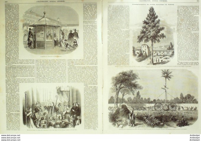 L'Illustration 1850 n°373 Allemagne ERFURT TOULON (83) Ecosse lac KATRINE VENNACHAR BALMORAL BUCHAN