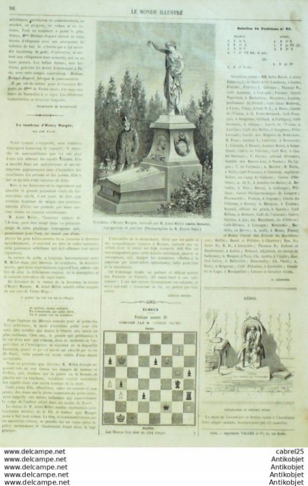 Le Monde illustré 1862 n°252 Cherbourg (50) Tunisie Carthage Ecosse Halifax