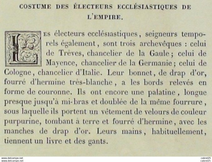 Italie Electeur ecclésiastique de l'Empire 1859