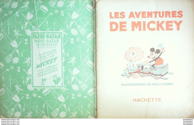 Walt Disney Mickey Les Aventures Hachette # 1 1931 Eo