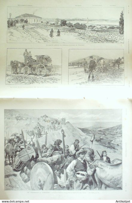 L'illustration 1897 n°2829 Chantilly (60) Duc d'Aumale Turquie Volo Pharsale Pologne Varsovie OU