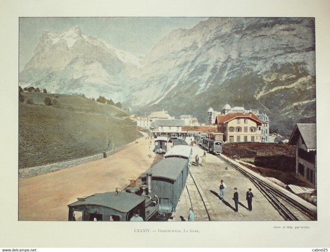 Suisse GRINDELWALD la gare