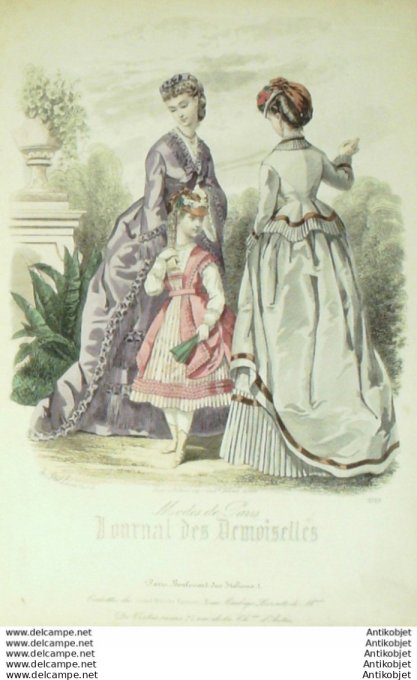 Journal de Demoiselles 1870 # 3769 (Marché Parisien
