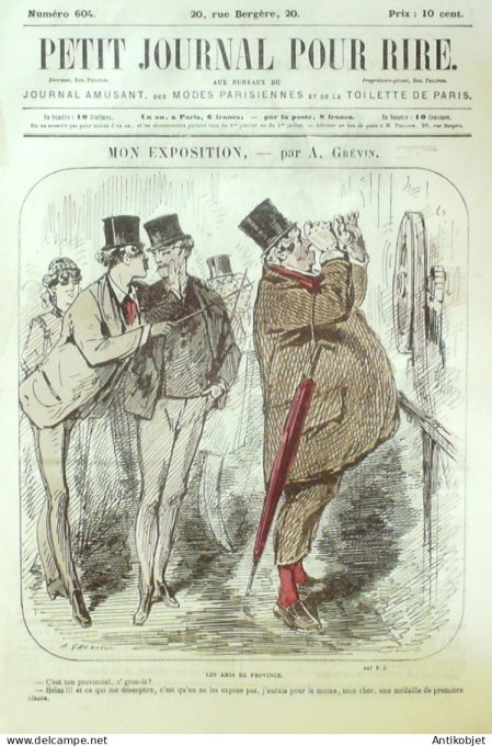 Petit journal pour Rire 1866 # 604 Les enfants terribles Belin