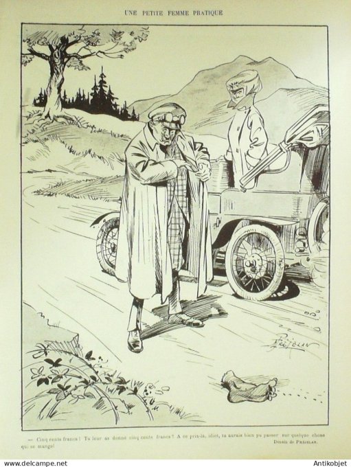 Le Rire 1907-08-10 # 236 Journal humoristique Ed.Originale Old England