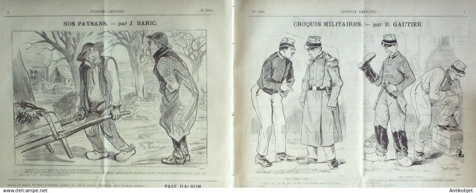 Le Journal Amusant 1889 # 1692 Manuel du parfait jeune homme par Henriot