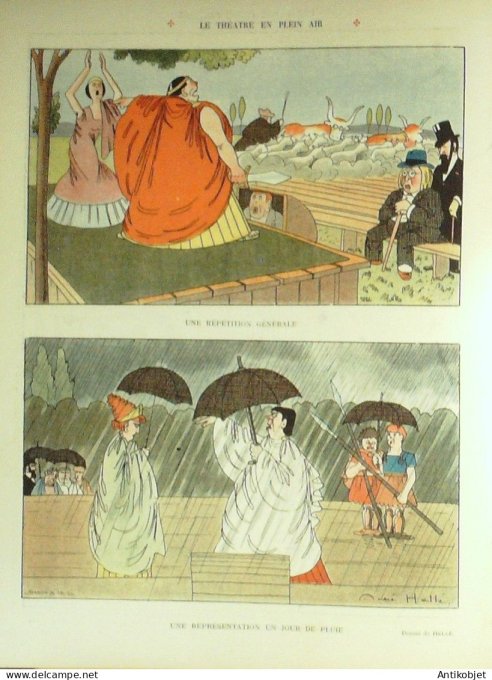 Le Rire 1907-08-10 # 236 Journal humoristique Ed.Originale Old England