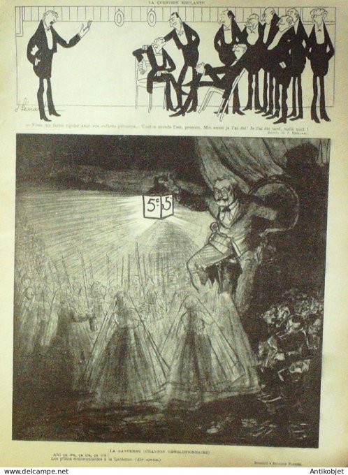 Le Rire 1911-12- 2 # 461 Journal humoristique Ed.Originale Cure merveilleuse