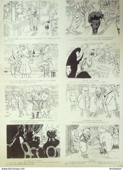 Le Rire 1911-12- 2 # 461 Journal humoristique Ed.Originale Cure merveilleuse