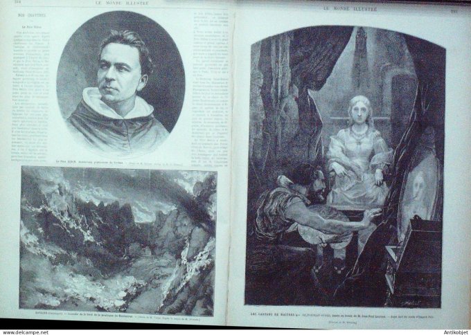 Le Monde illustré 1879 n°1151 Espagne Montserrat Statue de Soitoux